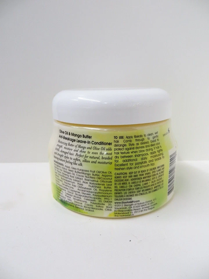 [ELASTA QP] ACEITE DE OLIVA Y MANTEQUILLA DE MANGO DEJA EN ACONDICIONADOR 15OZ Foto 2 de 2