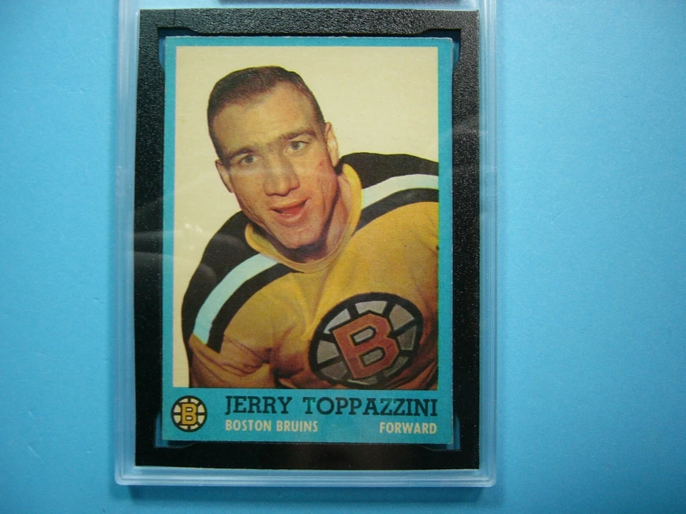 1962/63 TOPPS NHL HOCKEY CARD #13 JERRY TOPPAZZINI KSA 7.5 NM+ SHARP!! TOPPS - Image 3 of 4