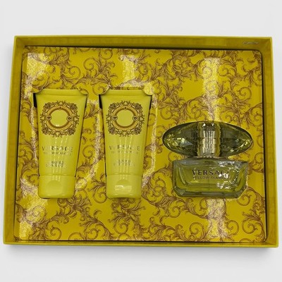 Versace Yellow Diamond 3 Piece Gift Set for Women New in Box