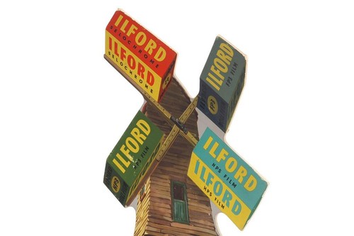 Ilford Advertising Display Windmill c.49x35cm Printed Cardb. - Imagen 2 de 5