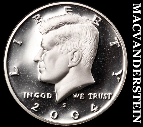 2004-S Silver Kennedy Half Dollar - Choice Gem Proof  Lustrous  #i7677