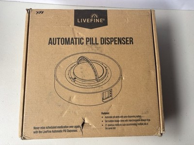 Automatic Pill Dispenser with Removable Cups 21 Compartments - New Unused