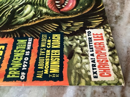 Monster World 4 Warren Magazine 1965 Magazine Black Lagoon Cover - Picture 3 of 15