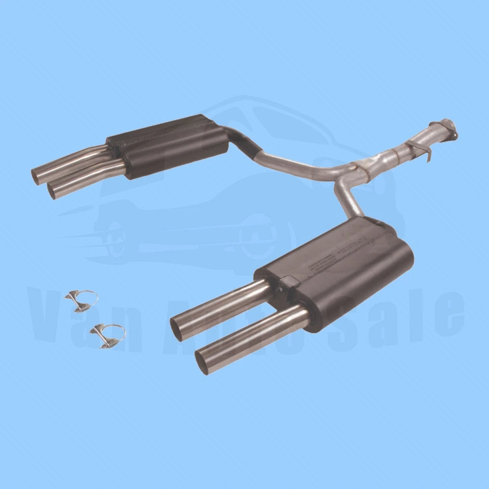 Exhaust System Kit FlowMaster for Chevrolet Corvette 1986 -1990 - Image 2 of 3