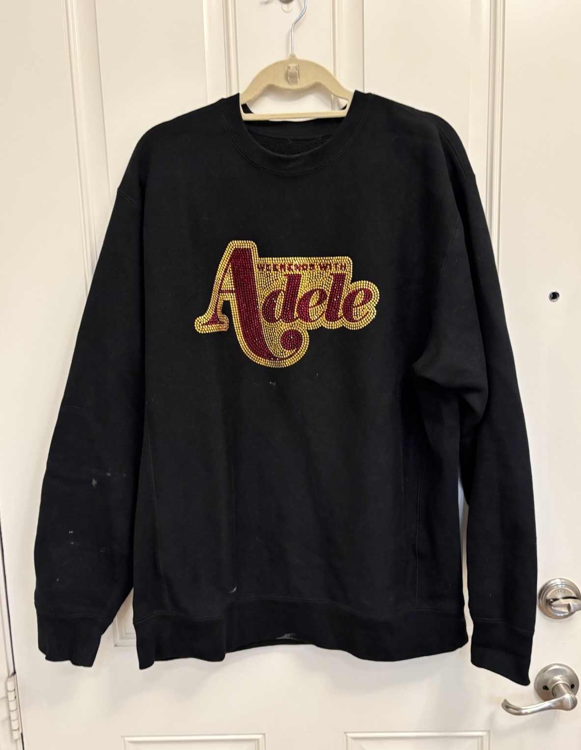 Adele Weekends with Adele Bling Rhinestone Crewne… - image 1