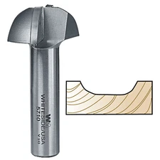 Whiteside Cove Panel Profile Bit for MDF Doors, 1/2 in. SH x 1-1/2 in. LD