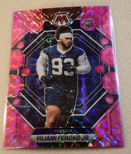 2023 Panini MOSAIC PINK Atomic PRIZM Dallas Cowboys VILIAMI FEHOKO JR Rookie RC