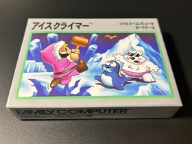 Nintendo Famicom Menko Card Ice Climber with Card Case