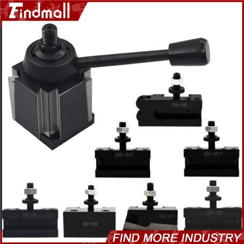AXA 250-111 Keil Werkzeughalter Set für Drehmaschine 6 - 12" plus 2 extra Werkzeughalter - Bild 1 von 8