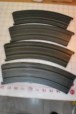 Vintage 1971 AFX Aurora 15  Radius 1/8 Curved Tracks 2533, lot of 4. Nice 