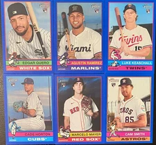 2025 Topps Heritage High Number - BLUE BORDER - You Pick Complete Your Set