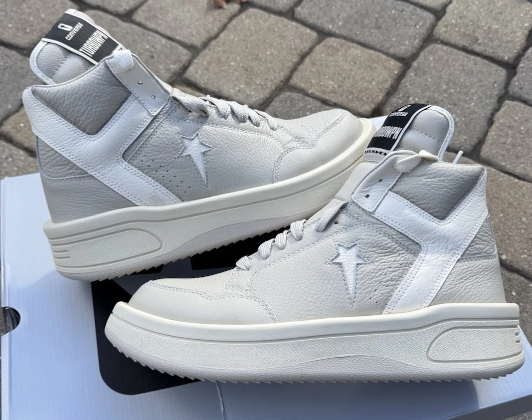 Rick Owens x Converse DRKSHDW TURBOWPN Mid Pelican for Sale