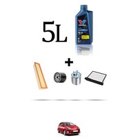 Hoffcar Wartungskit 4 Filter Und 5L ÖL FüR Renault Twingo II 1.5 DCI 62KW