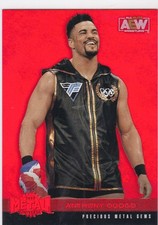 2022 Skybox Metal Universe AEW All Elite Wrestling PMG Red ANTHONY OGOGO #29/100