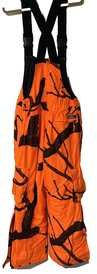 Lote Vintage Chiller Killer Naranja Camuflaje Caza Babero Mono (Mediano) Chaqueta (Grande) Foto 4 de 4