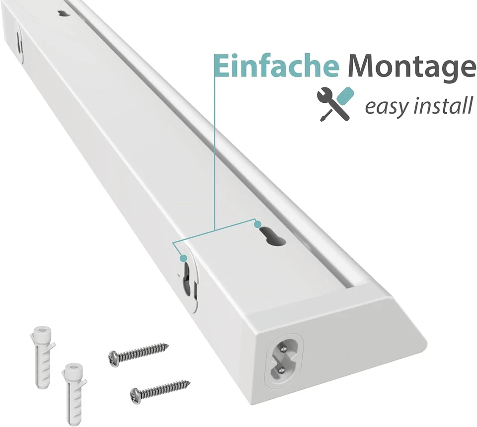 Luce LED Sottopensile LIWO 58Cm, Con Cavo Di Collegamento, Orientabile, 1080Lm,  - Immagine 2 di 4