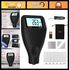 Digital Paint Thickness Gauge for Cars, 0-2500 m, Auto Coating Depth Meter, Back
