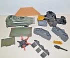 Vintage GI JOE VEHICLE Parts Lot Accessories 1980s Rolling Thunder Missiles ARAH