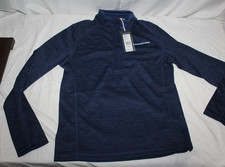 NWT 75 Vineyard Vines Blue Kids L 16 Sankaty Quarter Zip Pullover