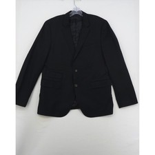 Hugo Boss Mens The Sweet3 Navy Blue Wool Two Button Blazer Sport Coat 42R
