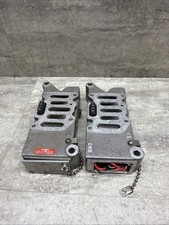 Qty 2 Parker Schrader Bellows K022091 Sub Base / Manifold, 1 Missing Cover