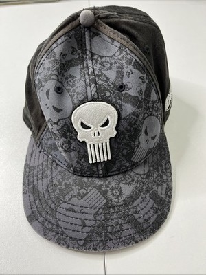 Marvel The Punisher Baseball Hat One Size Fits Most Two Tone