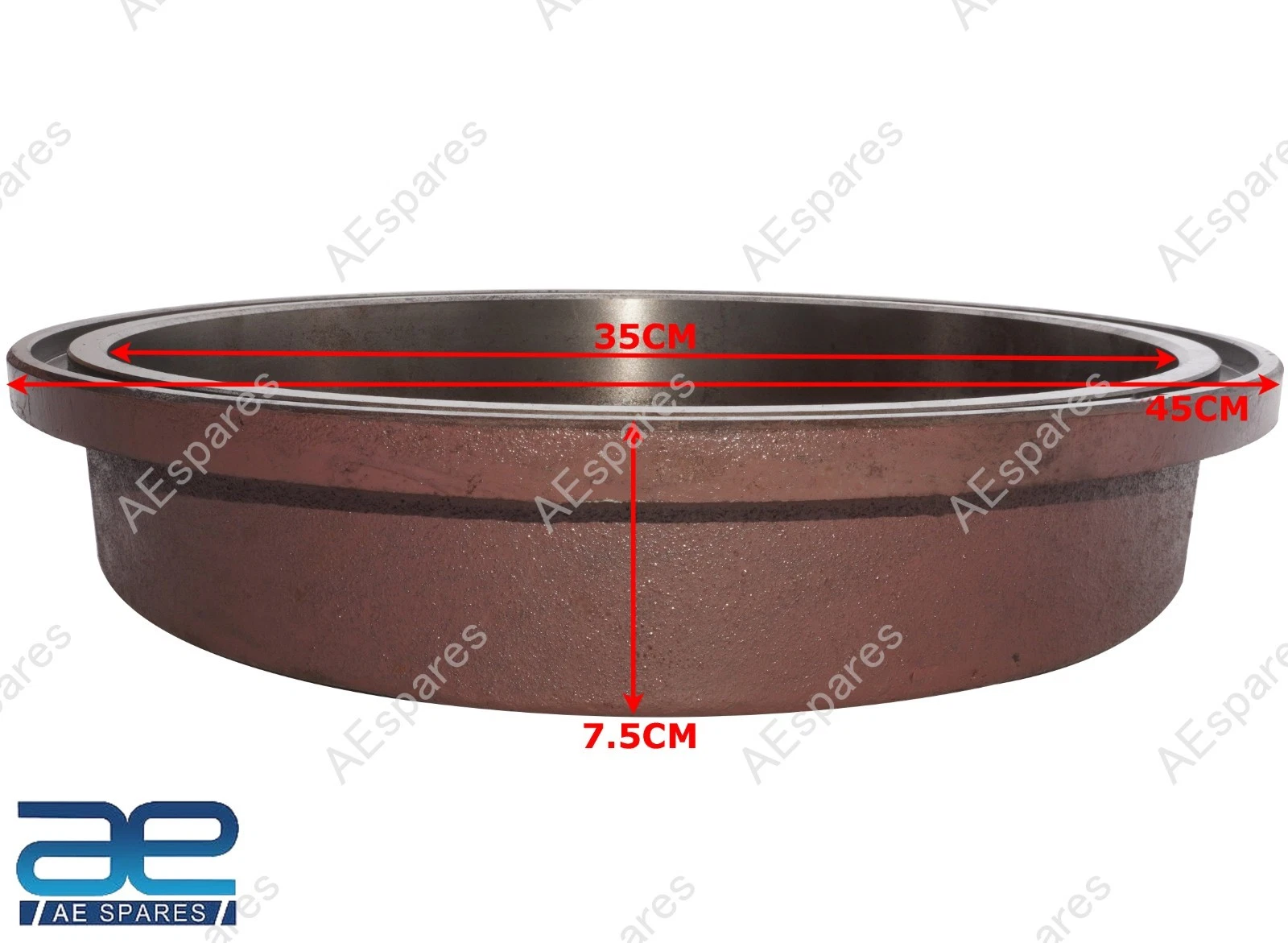 OEM QUALITY 827707M5 BRAKE DRUM FIT FOR MASSEY FERGUSON 135 150 231 235 245 view 3