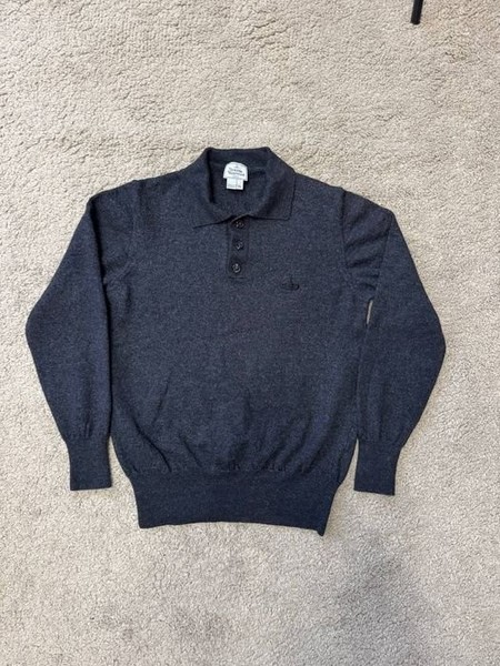 Men Vivienne Westwood Sweater Grey Wool 38