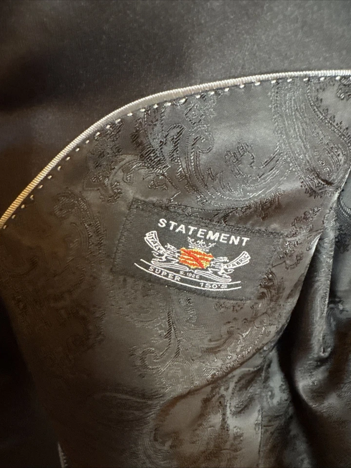 Juego de esmoquin Statement Italy 3 piezas negro Foto 4 de 4