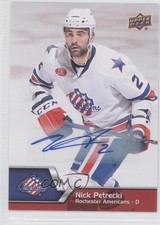 2014-15 Upper Deck AHL Auto Nicholas Petrecki Nick Petrecki #59 Auto 0c2