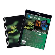 ProFolio by Itoya, Art ProFolio PolyGlass, 10-Pack Multi-Ring Binder Refill P...
