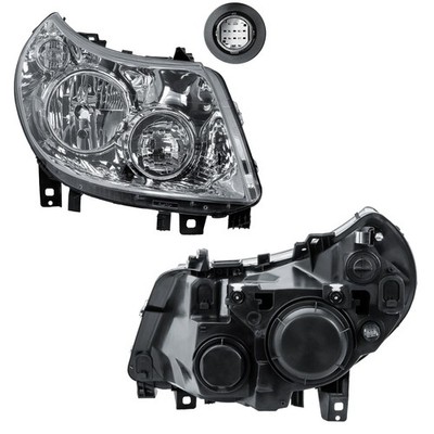 Scheinwerfer Rechts mit Motor Für Fiat Ducato Peugeot Boxer Citroen Jumper 06-10