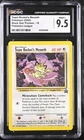 CGC 9.5 MINT+ Team Rocket's Meowth 18 Wotc Black Star Promo Pokemon Card