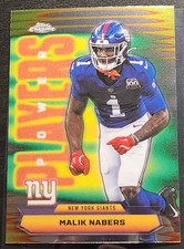 2025 Topps Chrome Football Malik Nabers Power Players