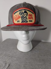 Bob's Big Boy Restaurant Toluca Style Hat Ball Cap *PRE-OWNED* Snapback 