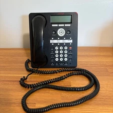 Avaya 1408 Digital Business Desk Phone Black Handset and Wall-mount Pre-Owned