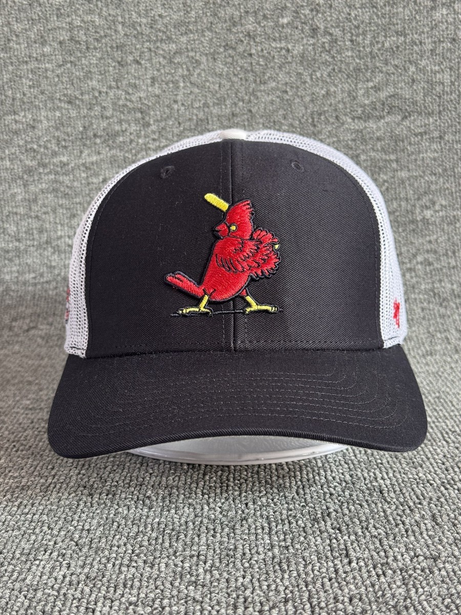 '47 Brand St. Louis Cardinals MLB Trucker Snapback Hat Black White Sid