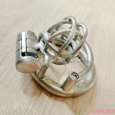 Male Chastity Device Custom Sissy Cage Restraint CBT Lock Ring Screw Stretcher