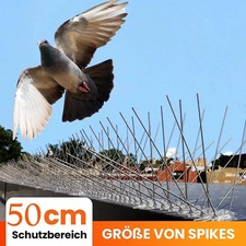 5m Steel Bird Spikes Cat Anti Climb Fences Wall Window For Pigeon Deterrent