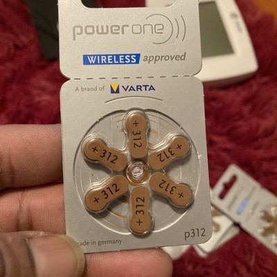 8 Varta Power One Evolution P312 Hearing Aid Batteries PR41 Brand New
