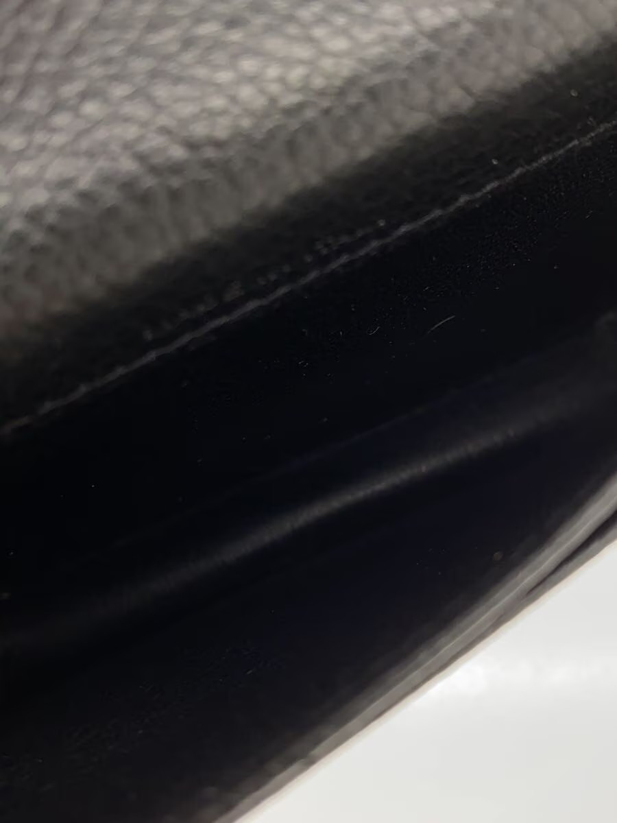 SAINT LAURENT Men's Leather Business Card Case in Black thumbnail 5