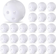 24 Pack Practice Golf Balls 42mm Plastic Golf Balls