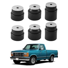 62pcs Body Mount Bushing Kit For 1980-1998 Ford F150 F250 F350 2WD 4WD 4.4123R