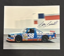 Sammy Swindell autographed #38 Channellock NASCAR Truck Series 11x14 photo - IRP