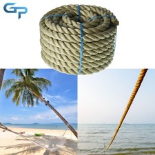 PP Manila Rope 3 Strand Twisted Rope Arborist Bull Rope Rope 1" 50'