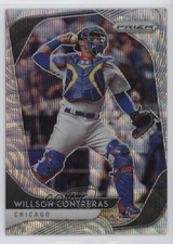 2020 Panini Prizm Tier III Blue Wave Prizm 34/60 Willson Contreras #238 0q3