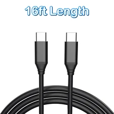 15ft USB C Cable 100W Fast Charging Cable for MacBook, Chromebook iPhone