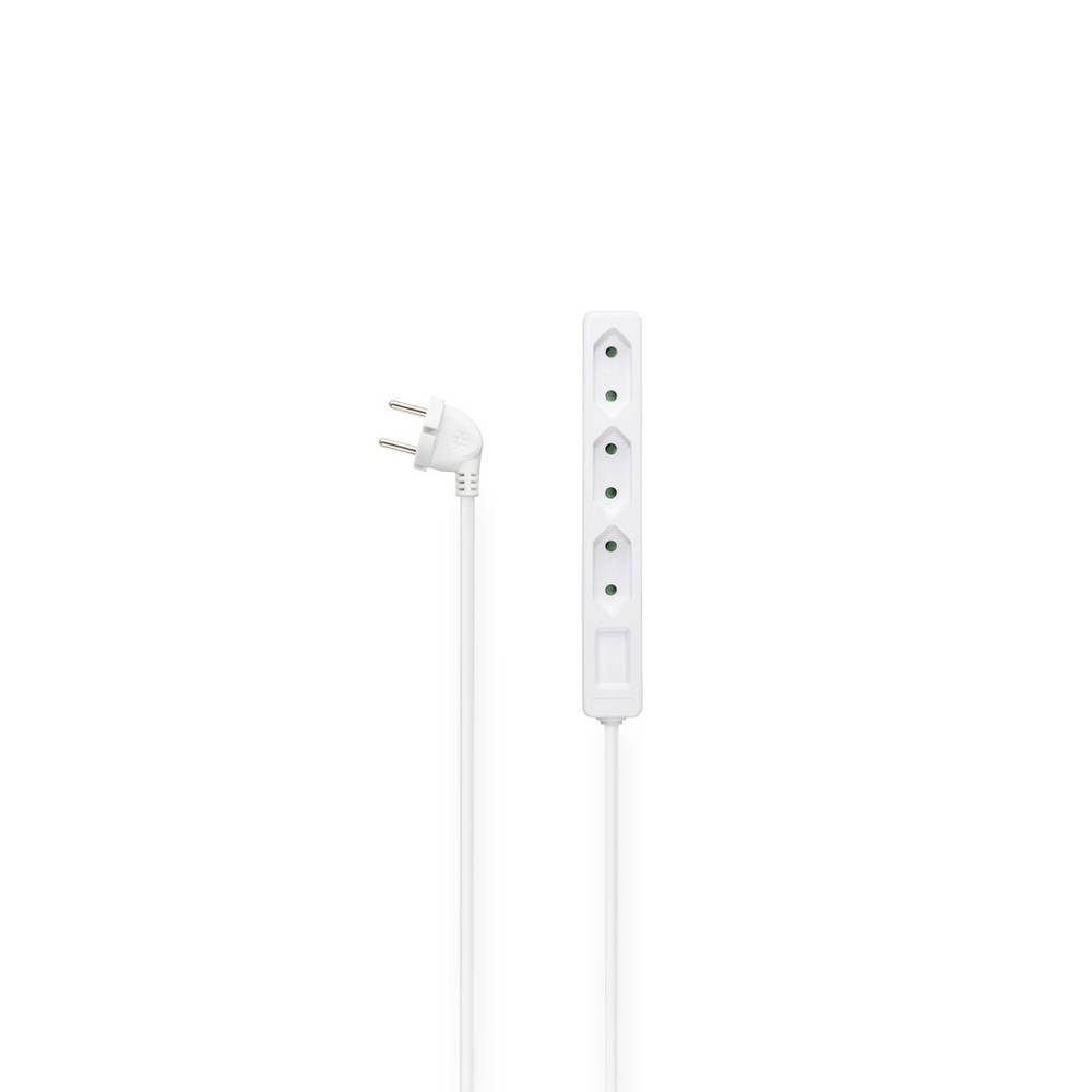 Hama 00223020 Multipresa Bianco Spina Euro 1 pz.