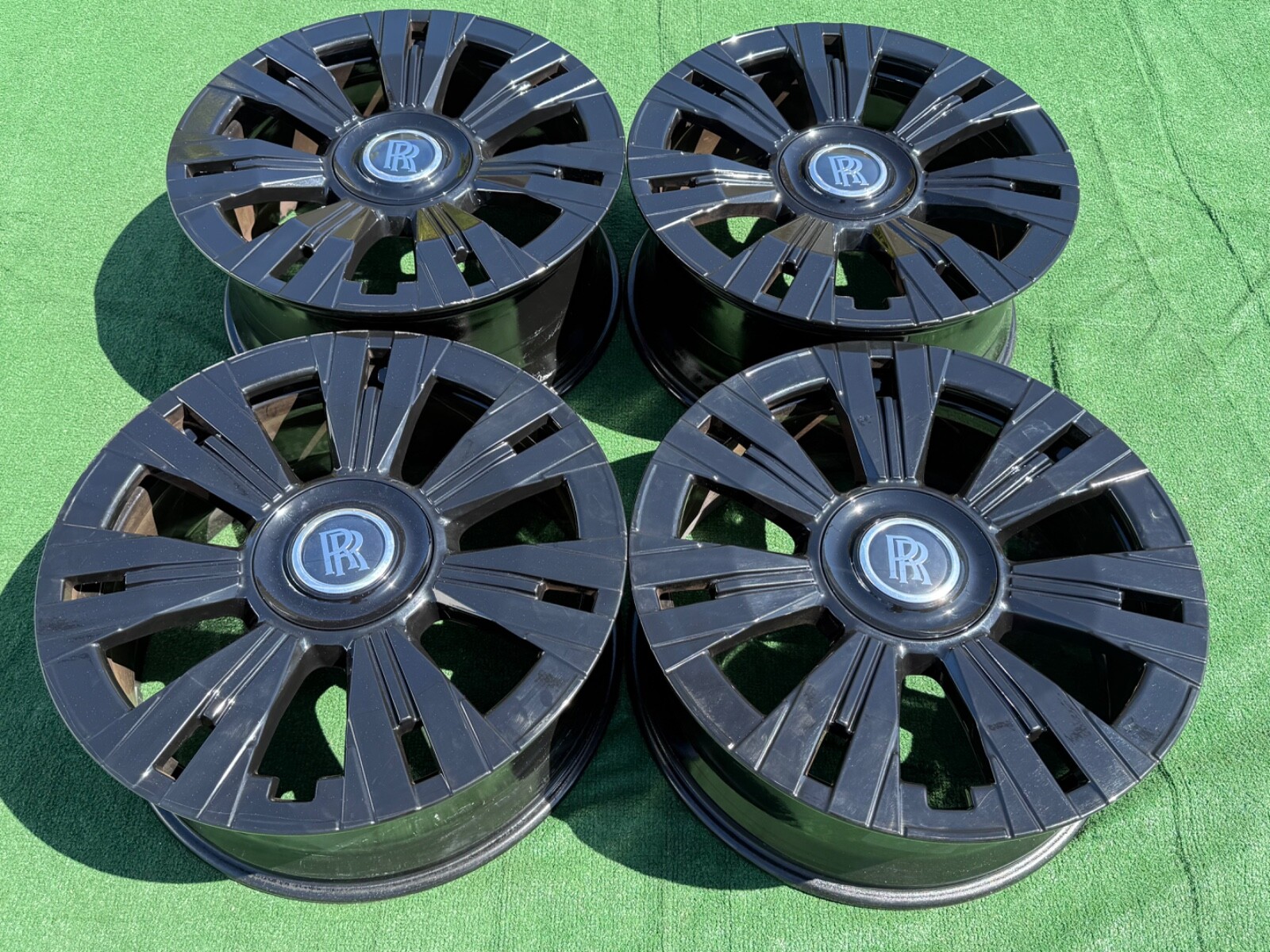 Rolls-Royce Spectre Wheels OEM Gloss Black Rims 5x120 VIDEO