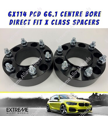 Passend für Mercedes X Klasse Spurverbreiterung 40mm Nabe Zentrisch 6x114 Direkte Passform x 2